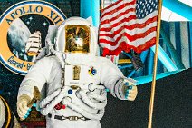 Apollo XII astronaut model with flag - Kennedy Space Center - Cape Canaveral - Florida - USA Apollo XII astronaut model with flag - Kennedy Space Center - Cape Canaveral - Florida - USA.jpg