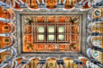 HDR - CEILING OF MAINHALL - LIBRABRY OF CONGRESS - WASHINGTON DC - USA 1