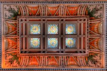 HDR - CEILING OF MAINHALL - LIBRABRY OF CONGRESS - WASHINGTON DC - USA 2